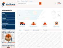 Tablet Screenshot of ielektra.cz